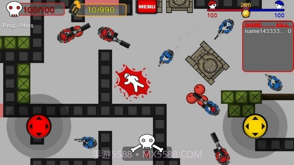 红蓝枪战大作战免费版截图2 红蓝枪战大作战免费版截图2