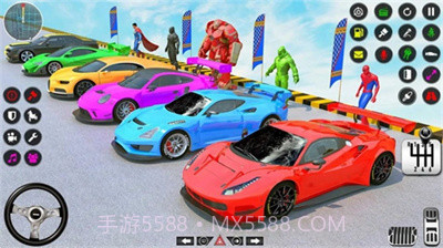 巨型坡道汽车特技2023截图3 巨型坡道汽车特技2023截图3