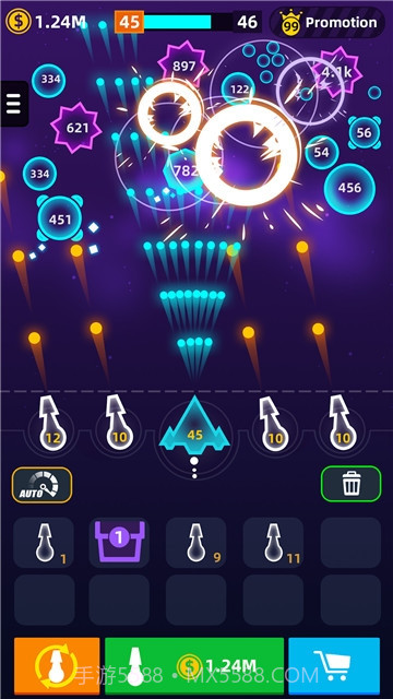 霓虹防塔消灭数字病毒截图3 霓虹防塔消灭数字病毒截图3