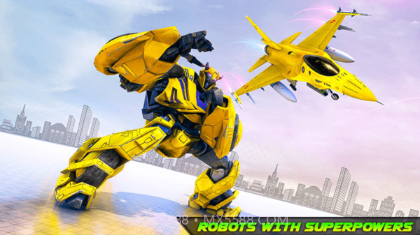 战斗机改造机器人截图1