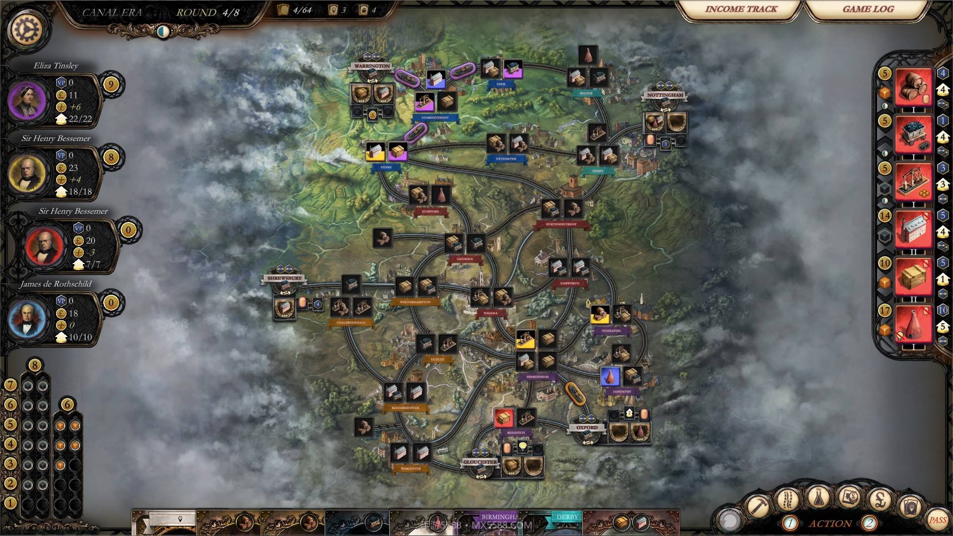 工业革命：伯明翰Brass: Birmingham截图1