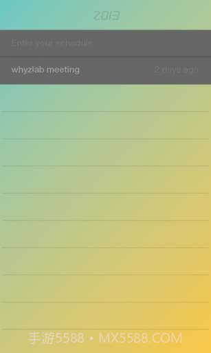 滑动日历 Flip Calendar截图4