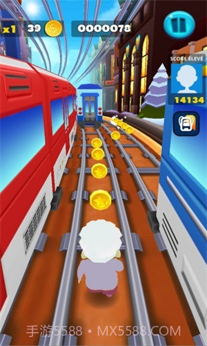 地铁跑酷蜡笔小新版截图2