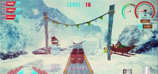 圣诞爬山卡车模拟器截图3 圣诞爬山卡车模拟器截图3