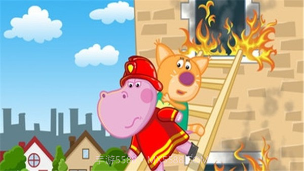 河马佩奇消防巡逻截图1 河马佩奇消防巡逻截图1