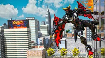 飞行蝙蝠机器人冒险截图1 飞行蝙蝠机器人冒险截图1