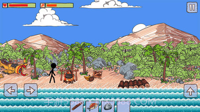 荒野求生火柴人木筏逃生截图1