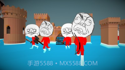 火柴人模拟战士愤怒模拟器截图1