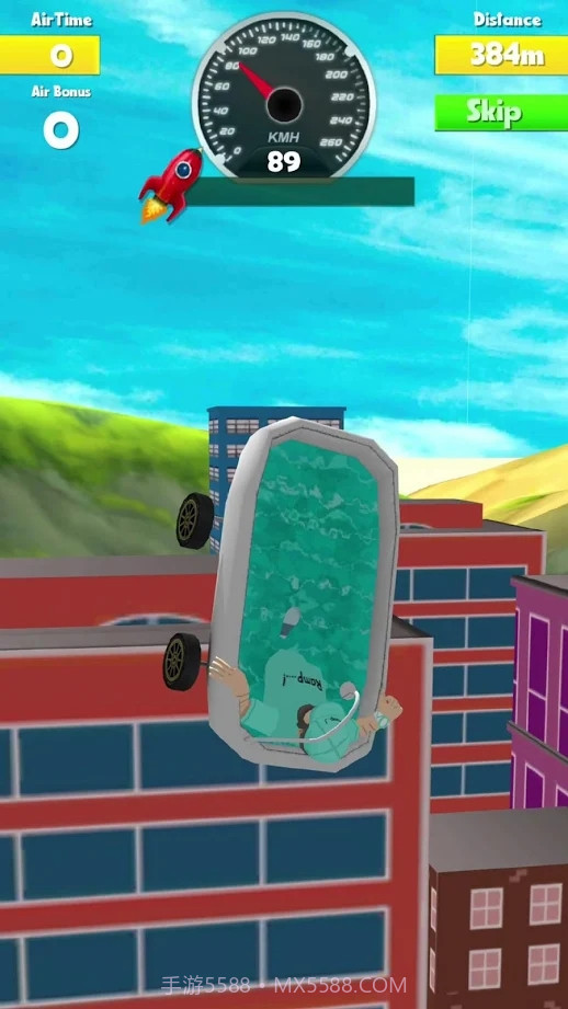 疯狂轮椅特技3D截图1