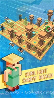 木筏僵尸求生截图1 木筏僵尸求生截图1