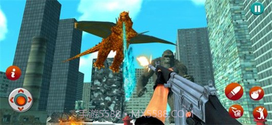 愤怒的怪兽城破坏截图1