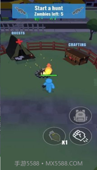 丧尸冲刺跑酷截图1