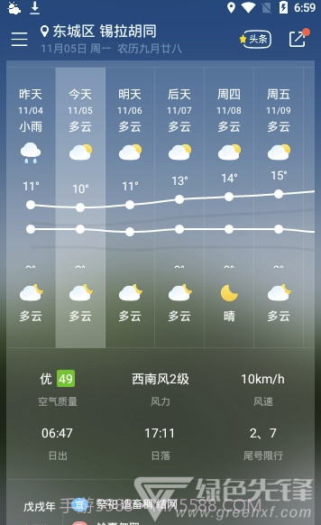 彩虹天气预报V8.04.6 安卓最新版截图1
