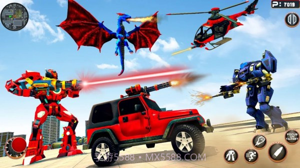 应急消防机器人3D截图2