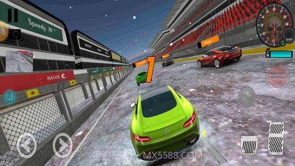 逼真的兰博基尼停车截图1