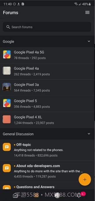 XDA论坛截图2