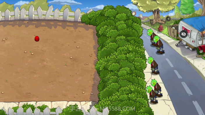 植物大战僵尸愤怒的小鸟版本截图3
