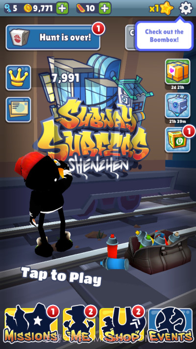 地铁跑酷黑色金币版截图2