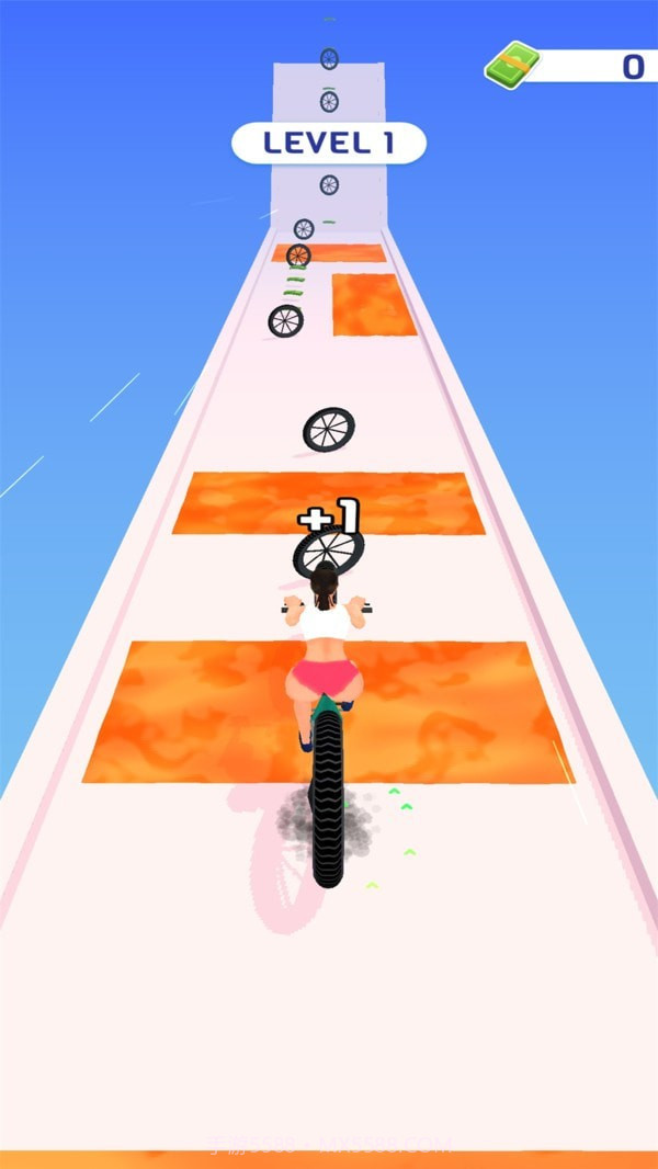 小姐姐骑单车截图2