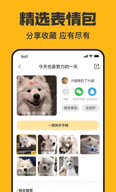 猫猴子表情包截图2