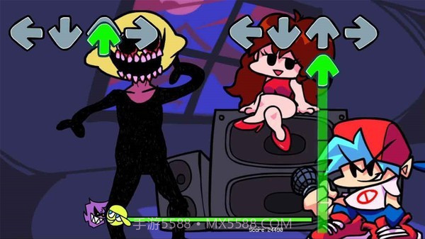 周五夜放克黑化bf模组截图2