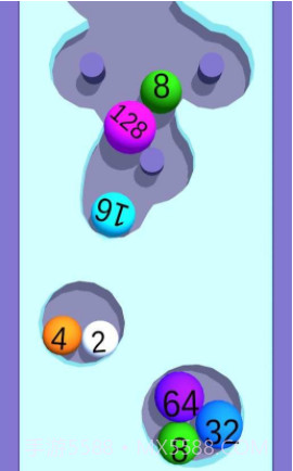 挖沙落球2048截图1 挖沙落球2048截图1