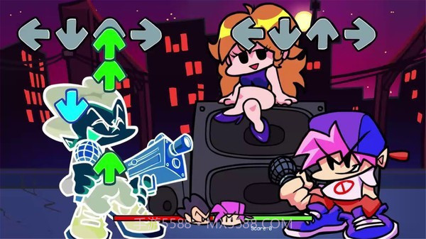 周五夜放克黑化bf模组截图1