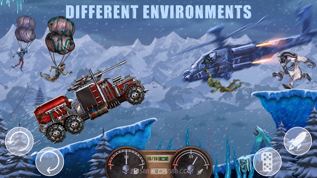 山地僵尸赛车内置菜单截图3 山地僵尸赛车内置菜单截图3