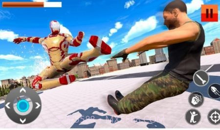 超级钢铁侠城市英雄截图1