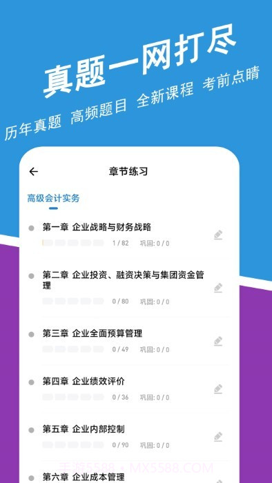 高级会计师练题狗截图1