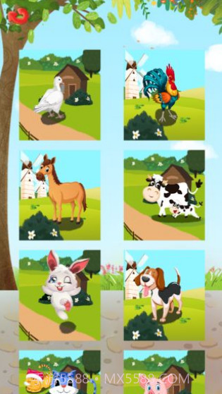 儿童游戏认识动物截图1
