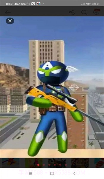 巴西队长火柴人截图1